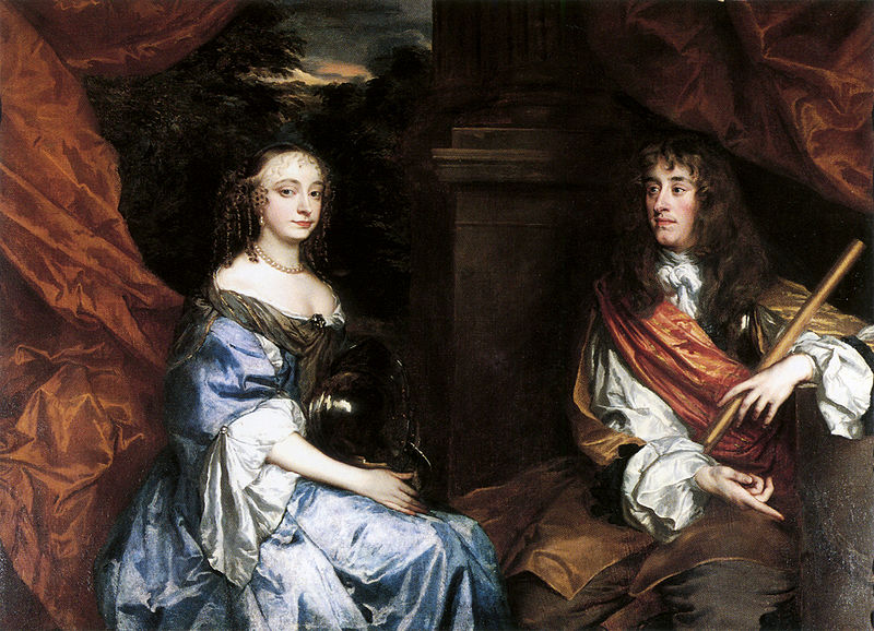 James II And Anne Hyde by Peter Lely